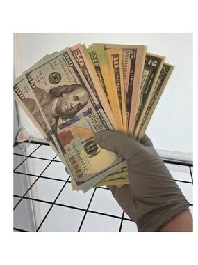 Movie Prop Paper Money 2000s Double Sided Print New Condition Many Denominations